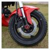 VNFEJEJR 2Pcs Universal Motorcycle Crash Aluminium Front Fork Motorbike Motorcycle Wheel Crash Cap Slider Motorcycle Parts(1pair A 06) view 4