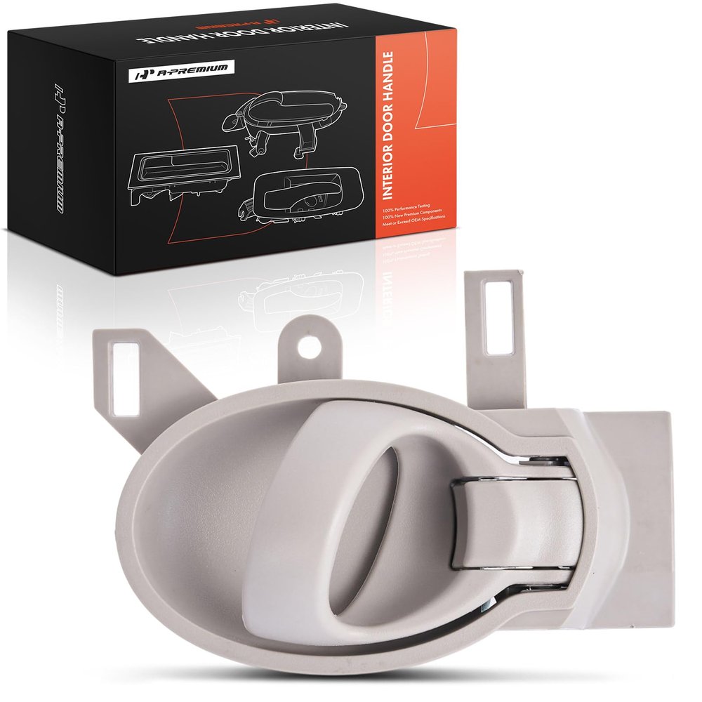 A-Premium Front or Rear Left Driver Side Interior Door Handle Compatible with Nissan Versa 2012-2019, Cube 2009-2014, Light Gray