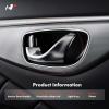 A-Premium Front or Rear Left Driver Side Interior Door Handle Compatible with Nissan Versa 2012-2019, Cube 2009-2014, Light Gray view 2