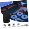VILLCASE 80pcs Cd Case Capacity Cd Storage Bag Disc Case Sturdy and Easy to Carry view 2