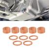deemars 30 PCS Oil Drain Plug Gasket, 14mm Cooper Crush Washer Oil Sealing Gaskets, Automotive Replacement Drain Plug Gaskets Compatible with OEM PN Part 007603-014106, Car Accessories view 1