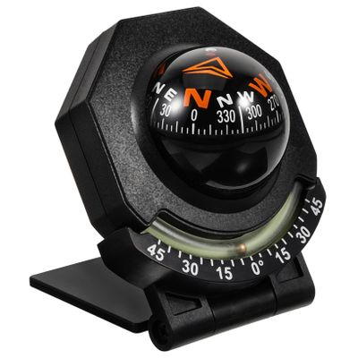 Totority Survival Compass Auto Dashboard Boat Car Dashboard Portable Outdoor Car Ornament