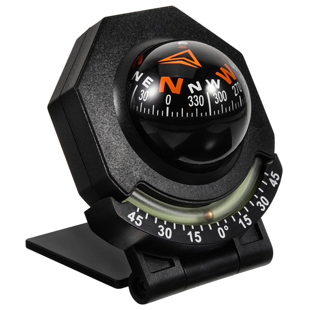 Totority Survival Compass Auto Dashboard Boat Car Dashboard Portable Outdoor Car Ornament