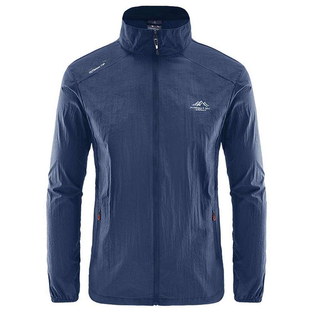 Raincoat For Women Full Zip Workout Jacket Men Lightweight Breathable Windbreaker Golf Coat Upf 50 Fishing Hiking Shirt With Pocket Rain Suit