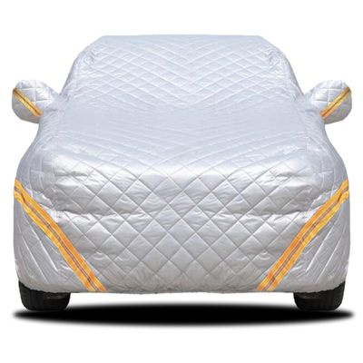 Full Car Covers Compatible with Hummer H2 SUV Waterproof Outdoor Thicken Hail Protection Cover for Sedans, SUVs All-Weather Protection