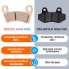 Youxmoto Front and Rear Brake Pads Sintered, Fit For POLARIS Ranger 900 Crew 2010 2012 2013 2014 2015, Brake Pads For Ranger 1000 2018-2020, (C-rew XP) 2017-2018 view 3