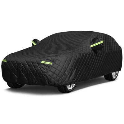 Car Cover Hail Protection Padded for Ford Everest 2015-2023,Full Cover All-Weather Protection Car Covers with Reflective Strips,Anti-Hail,Anti-UV,Sun Protection