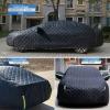 Car Cover Hail Protection Padded for Ford Everest 2015-2023,Full Cover All-Weather Protection Car Covers with Reflective Strips,Anti-Hail,Anti-UV,Sun Protection view 2