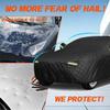 Car Cover Hail Protection Padded for Ford Everest 2015-2023,Full Cover All-Weather Protection Car Covers with Reflective Strips,Anti-Hail,Anti-UV,Sun Protection view 3