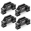 MZS Bed Cleats Compatible with Tacoma Tundra Gladiator Aluminium Black 4PCS view 1