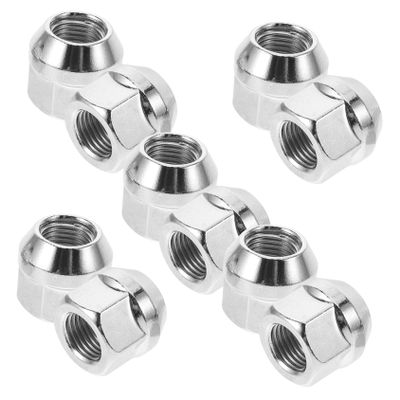 10pcs Chrome Steel Acorn Spline Lug Nuts for Rims and Trailers