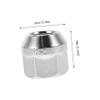 10pcs Chrome Steel Acorn Spline Lug Nuts for Rims and Trailers view 2