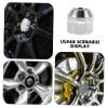 10pcs Chrome Steel Acorn Spline Lug Nuts for Rims and Trailers view 3