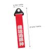 PRETYZOOM Tow Rope Head Streamer Decorative Car Bumper Strap for Trailer Tie Down Hook view 3
