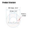 AotoKoop 5/16 Silicone Vacuum Tubing Hose Line 5 FT 130PSI Max Pressure Red (8mm ID) view 2