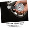 Luxshiny Digital Tire Pressure Gauge for Car Motorcycle and Truck High Precision LCD Display Adjustable PSI Settings Portable Air Pressure Monitor Compact Design view 3