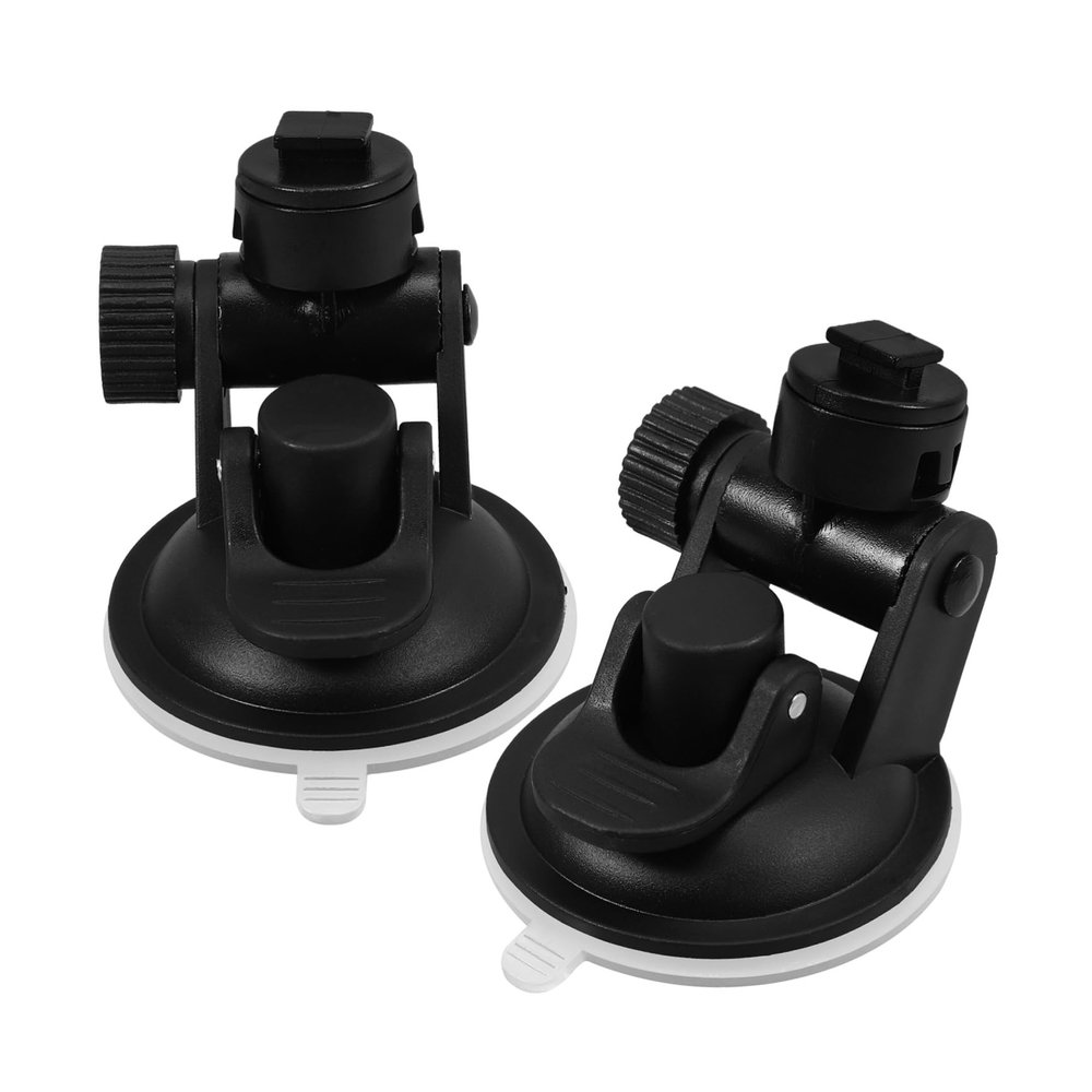 Housoutil 2Pcs Dash Cam Suction Cup Mount for Car Dash Cameras Easy Installation Secure Attachment for Driving Recorders Sleek Design