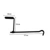 2pcs Foldable Hand Jack Tool Black for Car Tire Changing Metal view 2