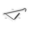 2pcs Foldable Hand Jack Tool Black for Car Tire Changing Metal view 3