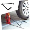 2pcs Foldable Hand Jack Tool Black for Car Tire Changing Metal view 4