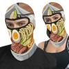 FZMVSLH Japanese Ramen Face Mask for Cycling Full Face Cover for Men Women Elastic Ski Masks Wind-proof Bandana for Skiing Fishing Hiking Travel view 1
