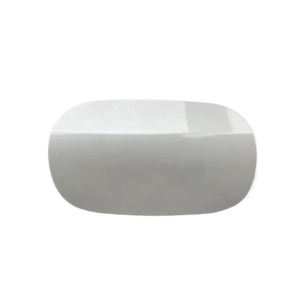 Car Exterior Fuel Tank Cover Compatible For Mercedes-Benz E-Class W213 E200L E300L E320L E260L 2016-2021 Filler Tank Cover Accessories(White)