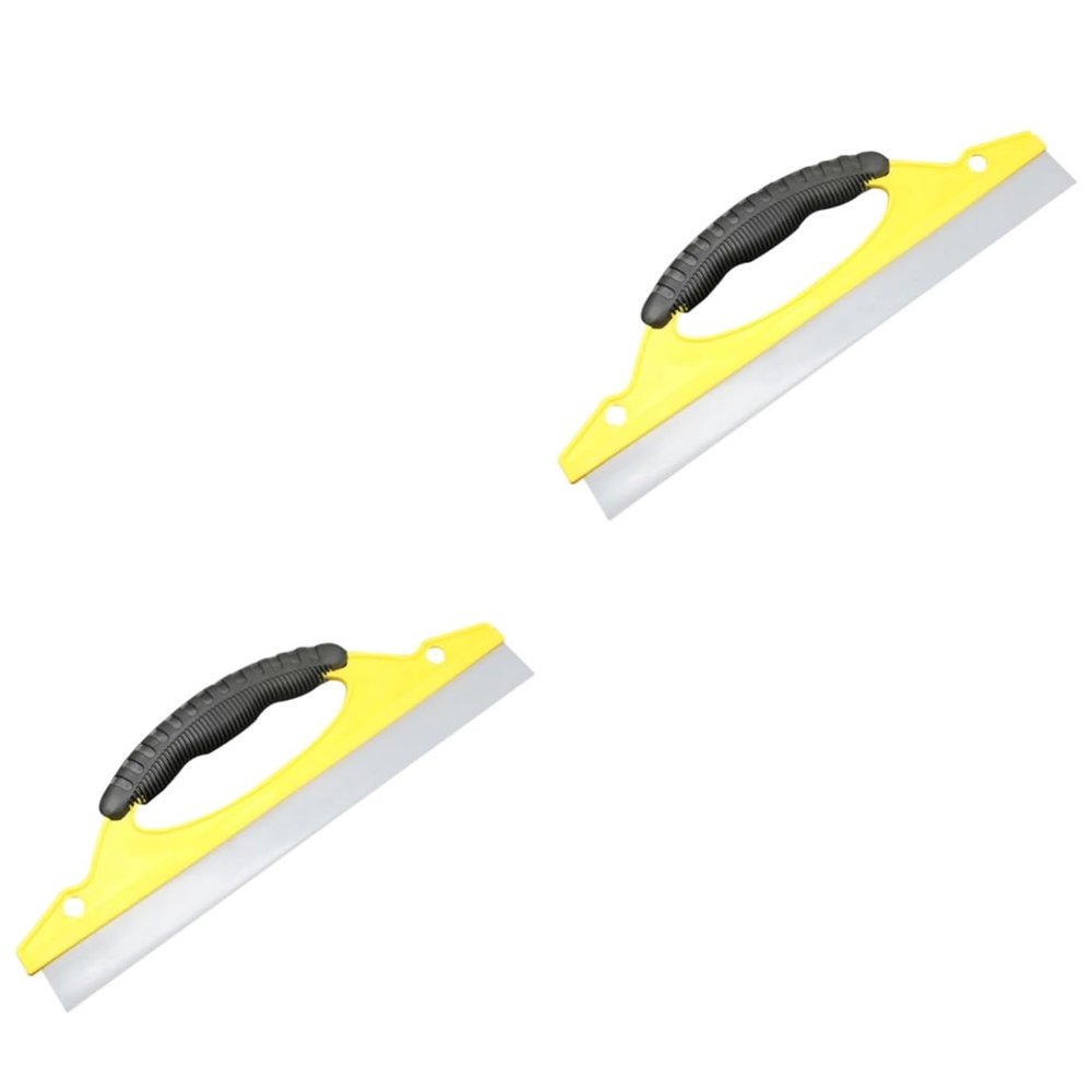 LOEFLIFA 2pcs D-Shaped Bow Design Multipurpose Wiper for Glass Cleaning Lightweight Comfortable Grip for Windshields Mirrors