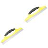 LOEFLIFA 2pcs D-Shaped Bow Design Multipurpose Wiper for Glass Cleaning Lightweight Comfortable Grip for Windshields Mirrors view 1