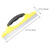 LOEFLIFA 2pcs D-Shaped Bow Design Multipurpose Wiper for Glass Cleaning Lightweight Comfortable Grip for Windshields Mirrors view 4