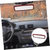 Rhinestone Interior Rearview Mirror for Car and Truck, Red view 2
