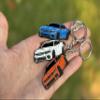 FOUR WHEEL BEAST DODGE Charger Keychain - Officially Licensed - Accessories SRT Toy Car Metal Cool Car Key Chain Gift (Go Mango) view 3