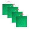 Heavy Duty Green Stackable Crane Outrigger Pads - Unbreakable Extra Thick Stabilizer Leveling Pads for RV & Utility Trucks (Set of 4, 11.8"x11.8"x2") - Prevent Sinking, 3-10cm Options view 1