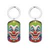 JKLQWH Metal Keychain Clowns Printed Car Key Finder Metal Anti-Loss Key Chain Clips And Rings Mom & Son Cool Keychain Christmas Gifts for Mom Mother Birthday Gifts view 1