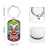 JKLQWH Metal Keychain Clowns Printed Car Key Finder Metal Anti-Loss Key Chain Clips And Rings Mom & Son Cool Keychain Christmas Gifts for Mom Mother Birthday Gifts view 2