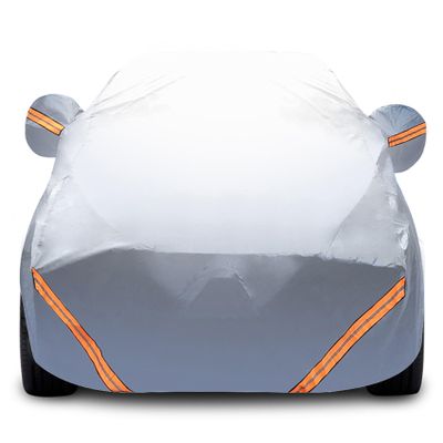 Car Cover Compatible with Mercedes CLK 200 Waterproof Dustproof Outdoor Full Covers with Door Zipper Windproof Sun Rain Snow Protection