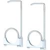 2PCS Exhaust Clamp with Hanger, Heavy Duty Zinc Alloy Universal Muffler Pipe Clamp, Corrosion Resistant and Adjustable (2.5 inches) view 1