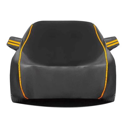 Car Cover Compatible with Toyota Land Cruiser 100 1998-2007 Waterproof Dustproof Outdoor Full Covers with Door Zipper Windproof Sun Rain Snow Protection