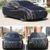 Car Cover Compatible with Toyota Land Cruiser 100 1998-2007 Waterproof Dustproof Outdoor Full Covers with Door Zipper Windproof Sun Rain Snow Protection view 2