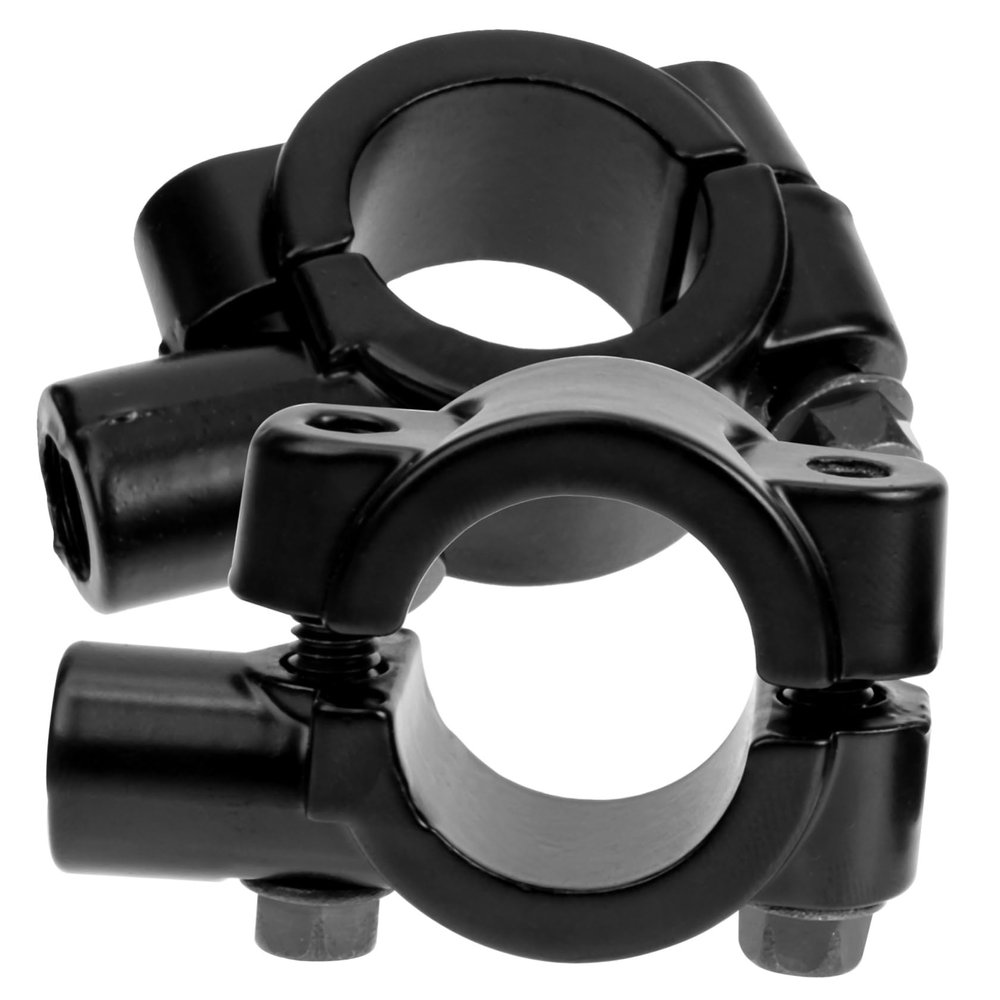 Gogogmee 2Pcs Motorcycle Mirror Mounts Durable Rearview Mirror Holder for Enhanced Cycling Safety Compatible with Motorbikes and Bicycles Easy Installation