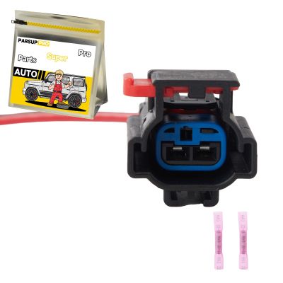 PARSUPPRO 2-Way/Pin Coolant Level Sensor Connector Repair Pigtail Plug Auto Waterproof Wiring Harenss fit for Freightliner Cascadia 2008-2023, Replace 9245205, 0662384002