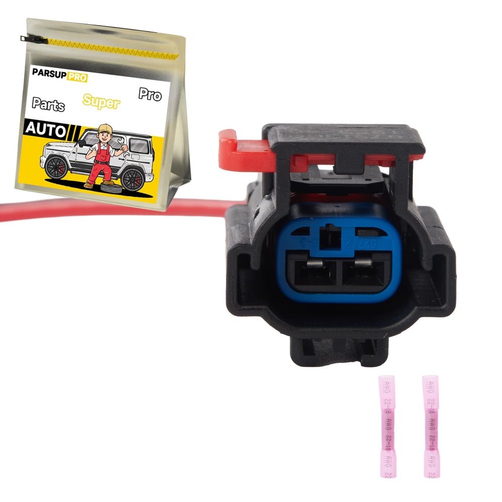 PARSUPPRO 2-Way/Pin Coolant Level Sensor Connector Repair Pigtail Plug Auto Waterproof Wiring Harenss fit for Freightliner Cascadia 2008-2023, Replace 9245205, 0662384002