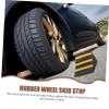 Portable Rubber Wheel Chock Wedge for Trailer Leveling 16.5x12x11cm view 3
