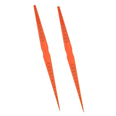 ABOOFAN 2pcs Car Door Panel Gap Alignment Tool Precision Measuring Ruler for Engine Door and Gap Alignment