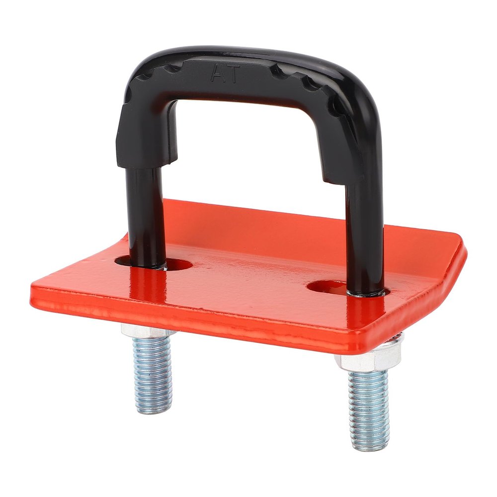Heavy Duty Hitch Stabilizer, Anti Rattle Hitch Clamp with Accessories Carbon Steel Zinc Trailer Tightener for 1.25in and 2 Inch Hitches (Red)