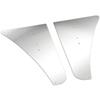 TP STAINLESS STEEL PLAIN LOWER HOOD PANELS for KENWORTH W900L 2003 view 1