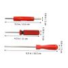 Tire Valve Core Remover Tool Kit, 40 Pcs Replacement Cores, Zinc Alloy view 2