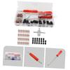 Tire Valve Core Remover Tool Kit, 40 Pcs Replacement Cores, Zinc Alloy view 4