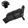 Windshield Washer Pump, Washer Fluid Pump Windshield Fluid 2 Pin 12V Professional Universal Single Outlet Cleaning for Avalon 19952011 12V view 2