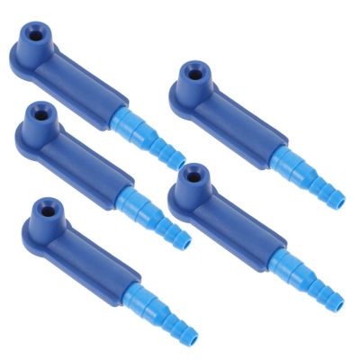Holibanna 5pcs Brake Fluid Connector Kit for Car Brake Oil Change Bleeder Adapters Compatible Most Vehicles Essential Car Maintenance Tool