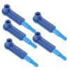 Holibanna 5pcs Brake Fluid Connector Kit for Car Brake Oil Change Bleeder Adapters Compatible Most Vehicles Essential Car Maintenance Tool view 1